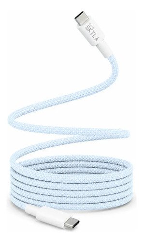 Cable USB-C a USB-C - Carga Rápida 2m - Color Azul