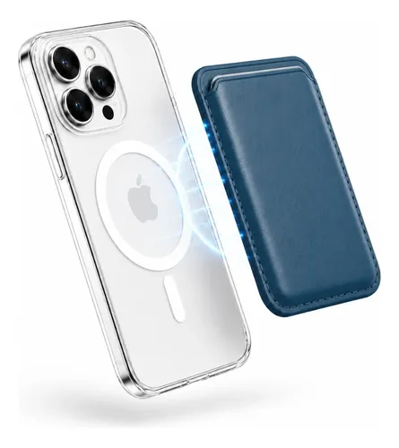 Billetera magnética para IPhone o Android - Color Azul