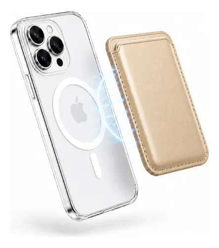 Billetera magnética para IPhone o Android - Color Dorado