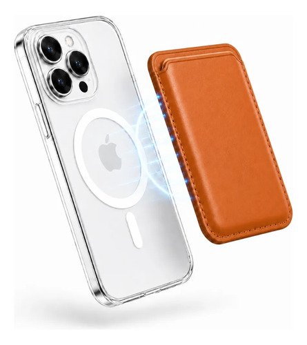 Billetera magnética para IPhone o Android - Color Marron