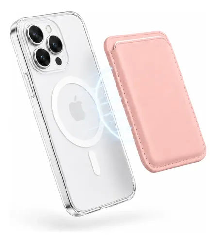 Billetera magnética para IPhone o Android - Color Rosa Pastel
