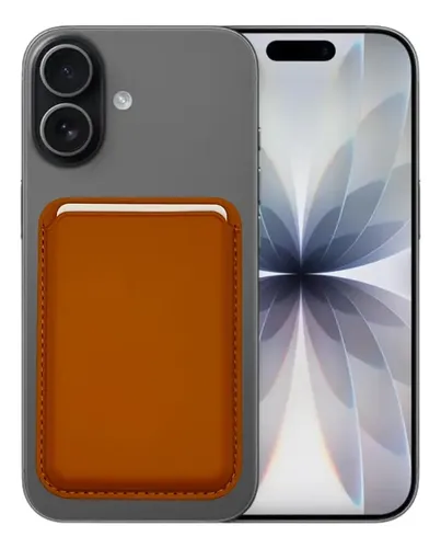 Billetera Magnética Para iPhone - Wallet - Corp Skyla Mostaza Lisa
